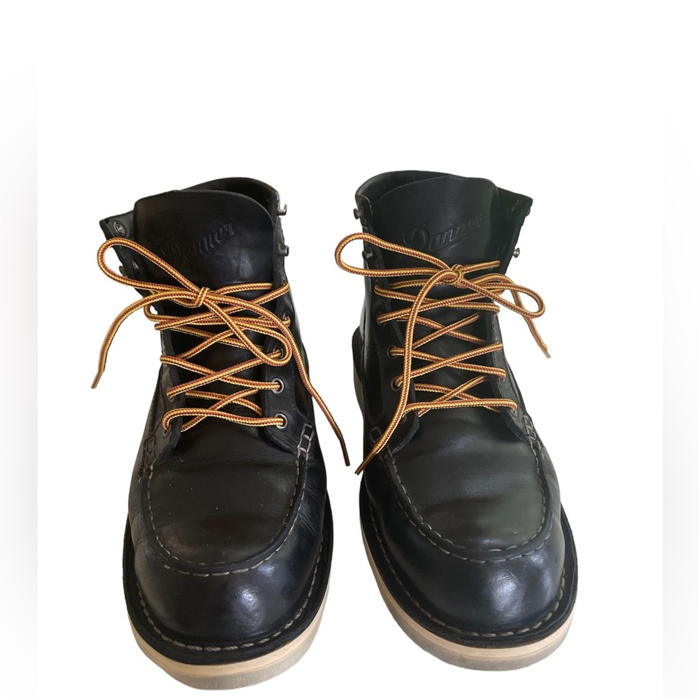 Danner Bull Run Moc Toe 6” Black boots 9.5